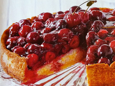 Фото вишневого пирога тарта