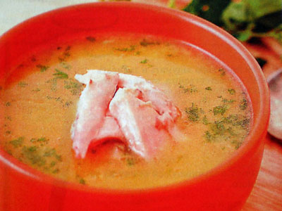 Фотография грузинского супа чихиртма