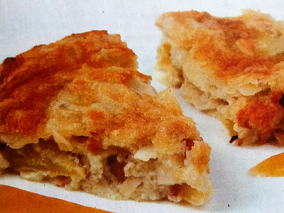 Фото яблочного пирога с орехами