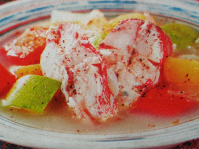 Фото греческого рыбацкого супа