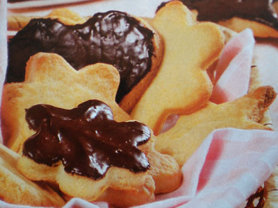 Фотография печенья в шоколаде