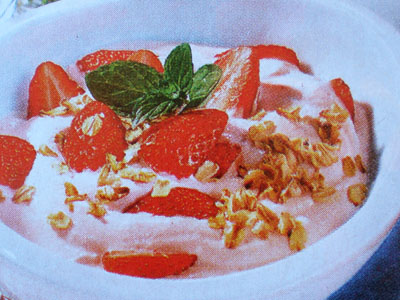 Фото мюсли с киви и йогуртом