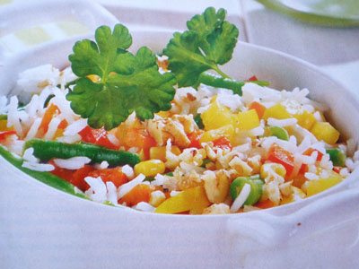 Фото риса с овощами