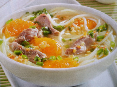 Фото супа из утки с цитрусовыми