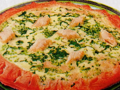 Фото пирога со свежей зеленью