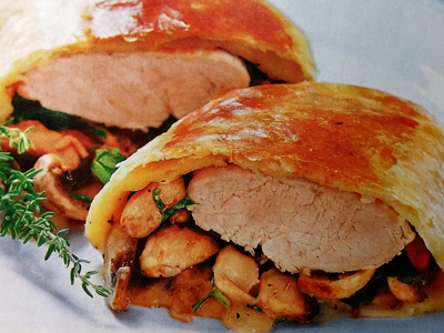 Фото свинины с грибами в тесте мяса с грибами в тесте