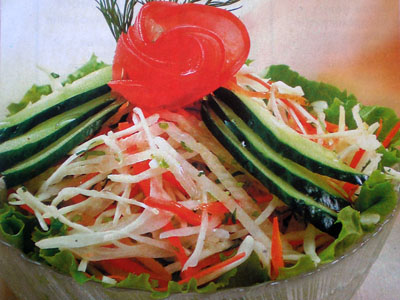 Фото салата овощного с сельдереем