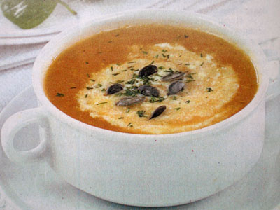 Фото супа-пюре из тыквы