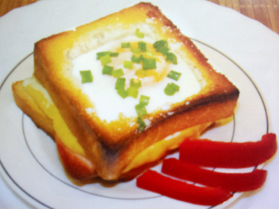 Фото бутерброда с яйцом