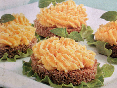 Фото бутербродов с сыром и тыквой